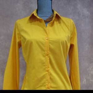 New Worthington Stretch yellow blouse